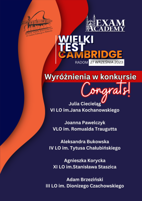 Wielki Test Cambridge 2023