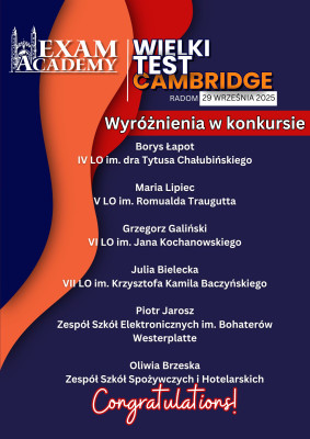Wielki Test Cambridge  2025